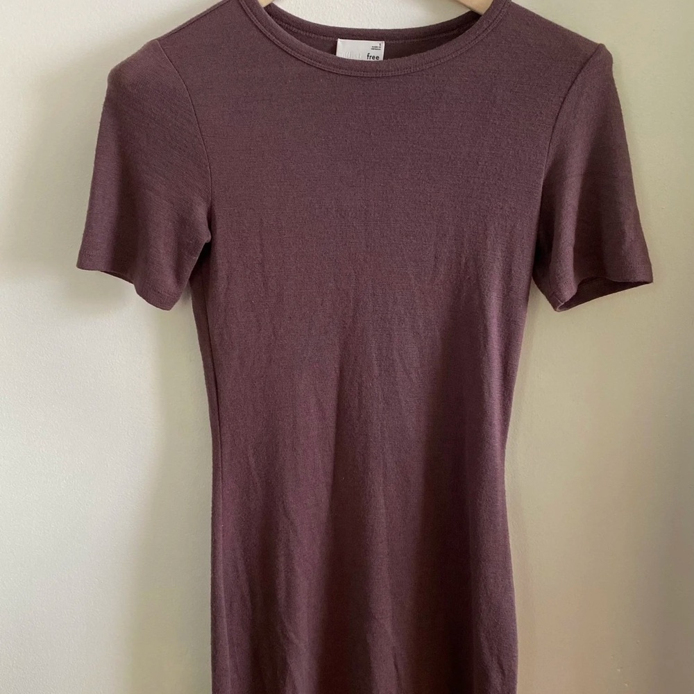 Wilfred Plum Mini Dress